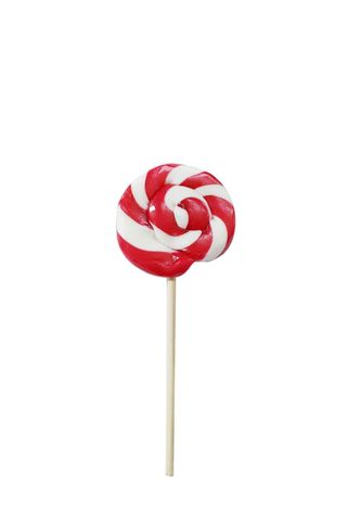 ლოლიპოპი სპირალი წითელ თეთრი