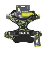 ძაღლის გულმკერდის საბელი, შლეიკა HIKING - XL / კამუფლაჟი (6953182740599)