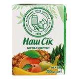 Сік Наш сік Мультифрук нектар «Тропічна серія»,  0,2л