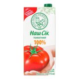 Сік Томатний з м'якоттю стерилізований ОКЗДХ Наш Сік 0.95л