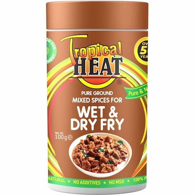 Tropical Heat Spices Mixed Spices Wet &Dry Fry 100g