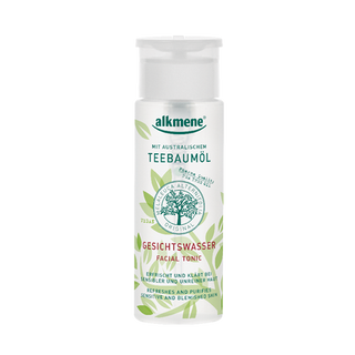 ალკმენე - ავსტრალიური ჩაის ხის ზეთი სახის ტონერი ღრმა წმენდა/დეტოქსი ვეგანური 150მლ 8499/5306 Alkmene - Tea Tree Facial Tonic  150 ml 8499/5306/4037