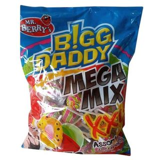 Mr. Berry's Bigg Daddy Party Mix Lollipops, 50 Pieces