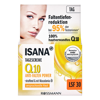 ისანა F - Q10 დღის კრემი SPF30 50მლ 1074 ISANA Q10 day cream SPF 30