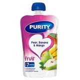 PURITY Pear Banana Mango Pouches, 110ml
