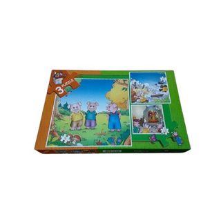 Puzzle 9,12,16 - Tri praseta