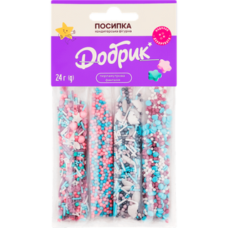 Посипка кондитерська Добрик Перламутрова фантазія 24 г