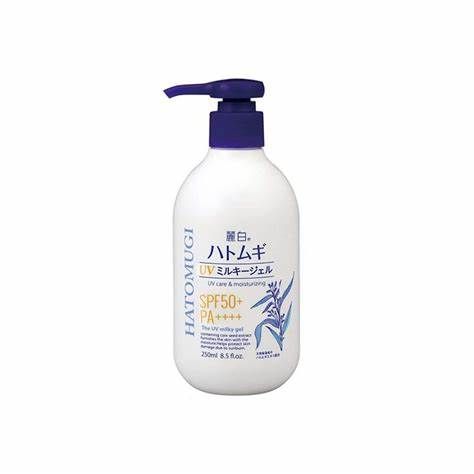 Hatomugi SPF50+ UV Care Moisturizing Gel, 250ml