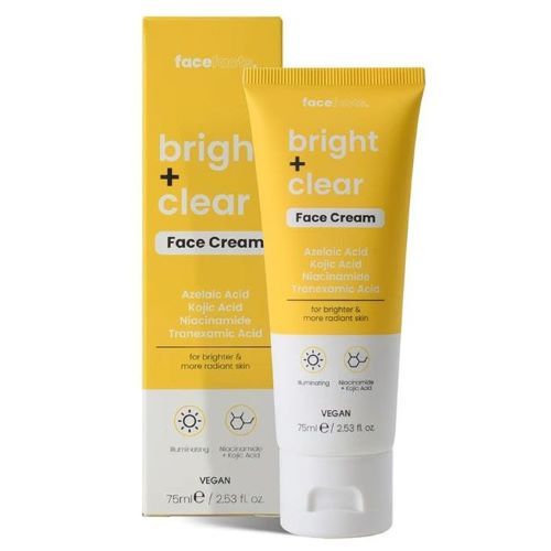 Face Facts Bright And Clear Vegan Face Cream, 75ml