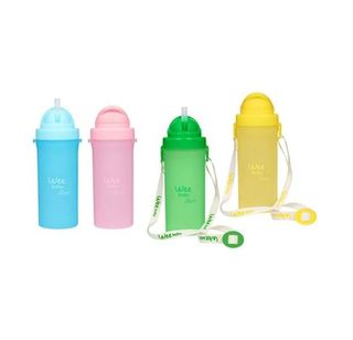 ვიი ბეიბი ბოთლი 8960 საწრუპით და საკიდით (1 ცალი) 300მლ