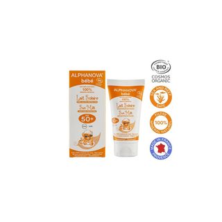 ალფანოვა ბიო ბებე მზის დამცავი 0014 SPF 50+ რძე პარფიუმის გარეშე 50მლ