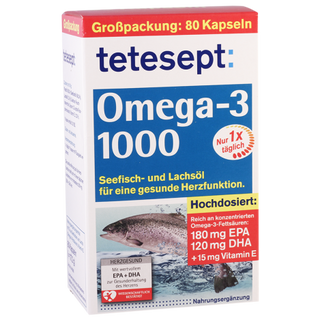 ტეტესეპტი ომეგა-3 კაფს.1000მგ.n80 *