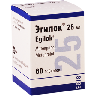 ეგილოკი ტაბ. 25მგ.n60