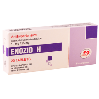ენოზიდი-h  ტაბ.10მგ/25მგ.n20