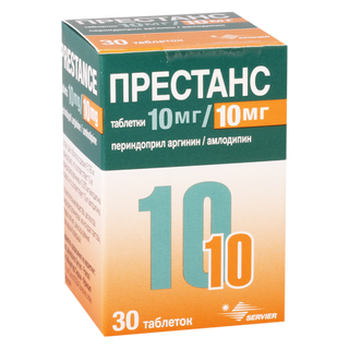 პრესტანსი 10მგ/10მგ.ტაბ.n30