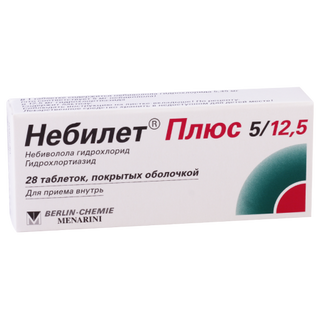 ნებილეტი პლიუსი ტაბ.5მგ/12.5მგ.n28