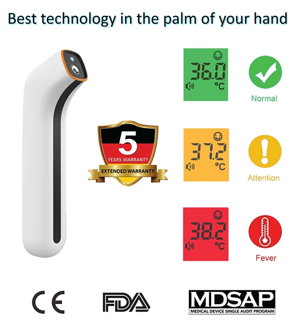 თერმომეტრი და პულსომეტრი