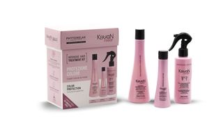 ფიტორილექსი ნაკრები 9257 Keratin Color შეღ.თმ.(შამპუნი250მლ+კონდ.100მლ+თერმოდამ.თმ.სპრეი 200მლ) *