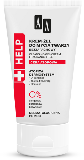 კოსმეტიქს-aa სახის გამწმენდი 4449 Help Atopic Skin კრემ გელი150მლ *