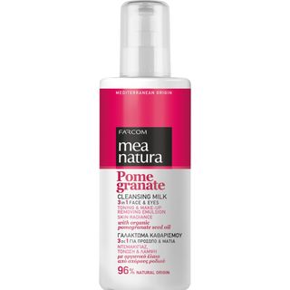 მეა ნატურა სახის რძე 0228 Pomegranate გამწმენდი 3/1-ში (სახე,თვალი,კისერი) 250მლ *