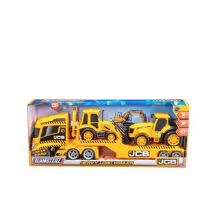გადამზიდი ექსკავატორით და ტრაქტორით, ხმოვანი და მანათობელი JCB Teamsterz HTI Toys-418090