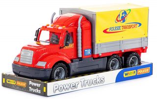 სატვირთო ტენტიანი მანქანა "მაიკი " მუყაოს სადგამით