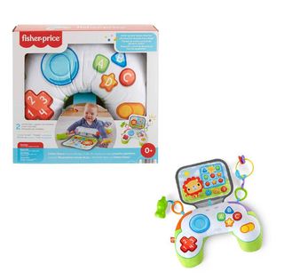 Fisher Price - ჩვილი მუცლის ბალიში  კონსოლის თემატიკით