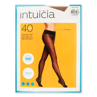 Колготки жіночі Intuicia Fashion Top 20 den тілесні р.3 шт
