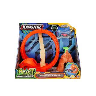 ტრასა მანქანით გველი Serpent Strike Beast Machines Teamsterz HTI Toys-418097