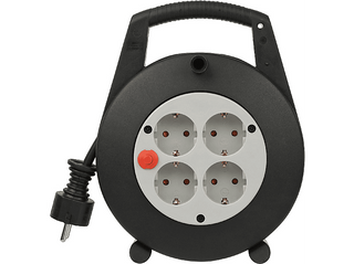 (1118358) Alargo Limitador Tensión Base Múltiple - Brennenstuhl Vario Line Negro