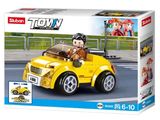 Town - Yellow Sport Car