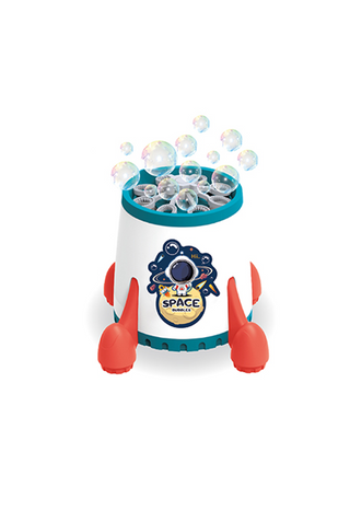 საპნის ბუშტების გამშვები რაკეტის ვიზუალით ხმით და განათებით