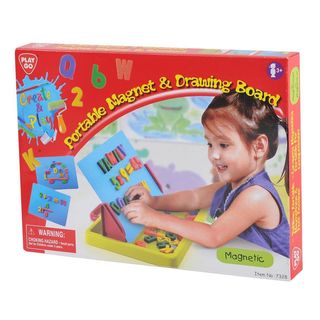 Portable Magnets And Drawing Board -  58 Pcs