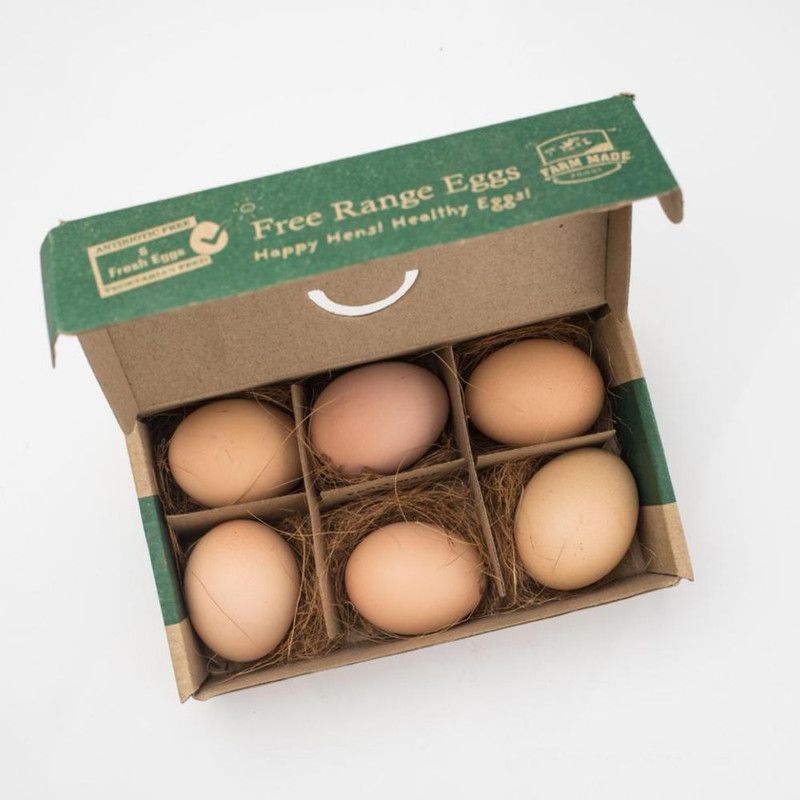 Free Range Eggs 6 Pack