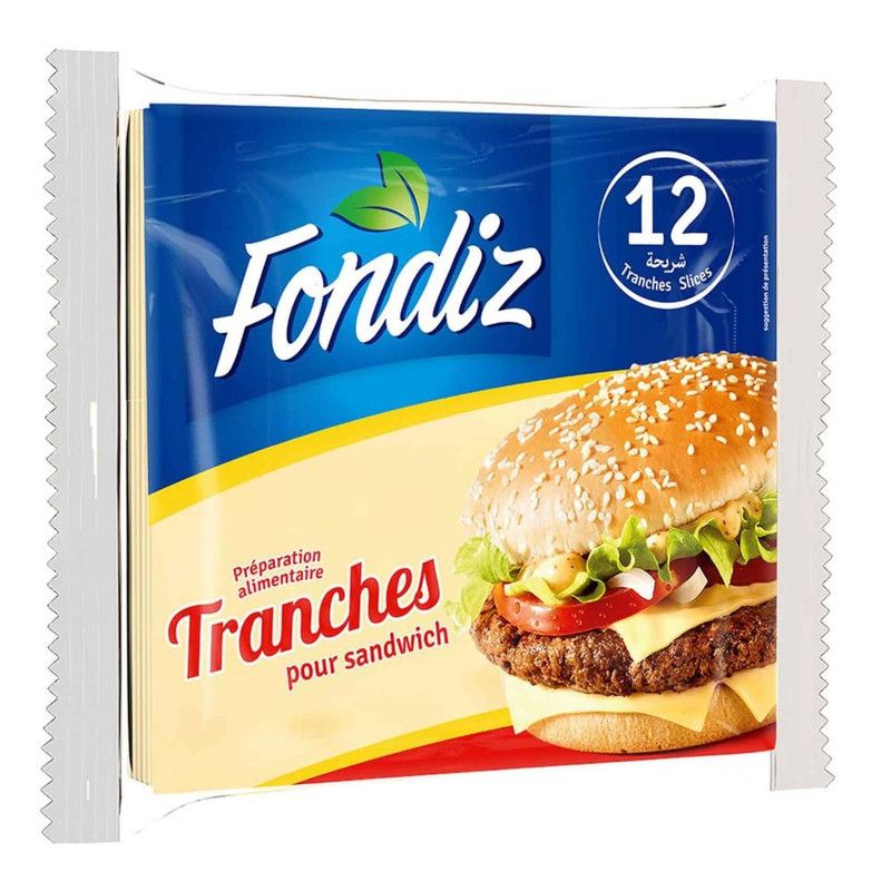 Fondiz Sandwich Cheese 12 Slices 200G