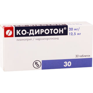 კო-დიროტონი 20მგ/12.5მგ #30ტ_42054