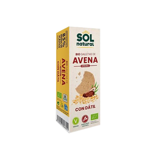 Galleta avena dátil Sol Natural 175g ECO