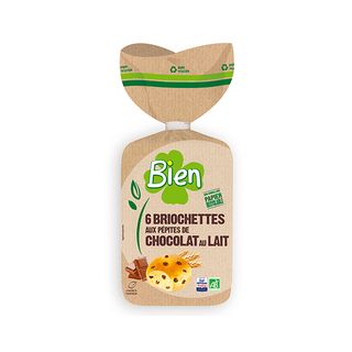 Brioche pepitas choco Bien 240g ECO