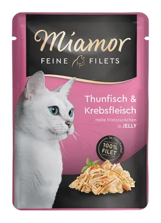 Miamor Tuńczyk Fina Filety Karma dla Kotów, 100g