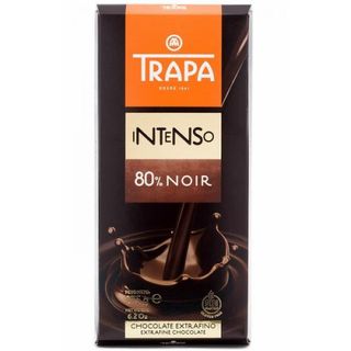 Chocolat noir intense 80% de cacao 175g - TRAPA