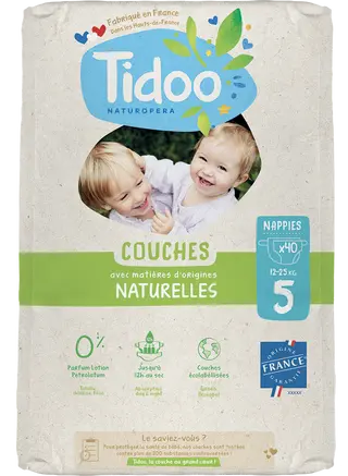 TIDOO COUCHES T5+12-25KG 40U
