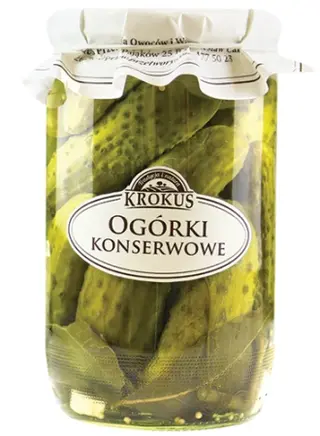 Ogórki Konserwowe 650g Krokus