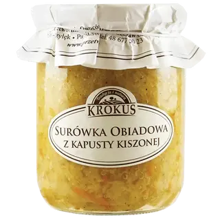 Surówka Obiadowa Z Kapusty Kiszonej 500g Krokus