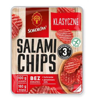 Salami Chips Klasyczne 60g