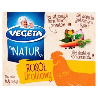 Vegeta Natur Kostka Drobiowa 60g Podravka