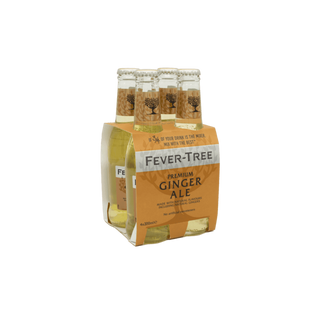 Fever Tree Tonic Water Premium Ginger Ale 4 Pack