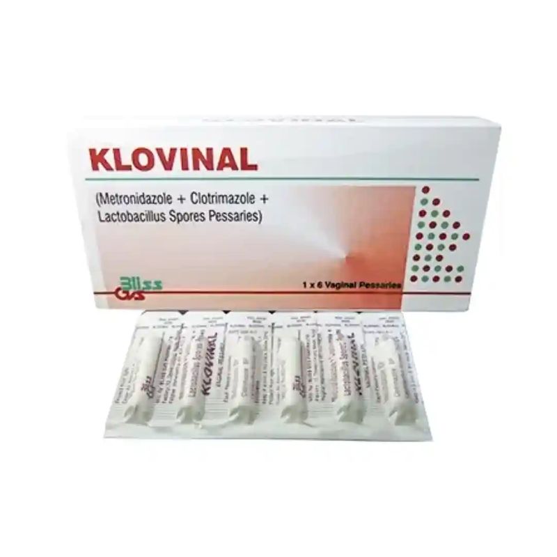 Klovinal Pessary 650Mg, 6 Pieces