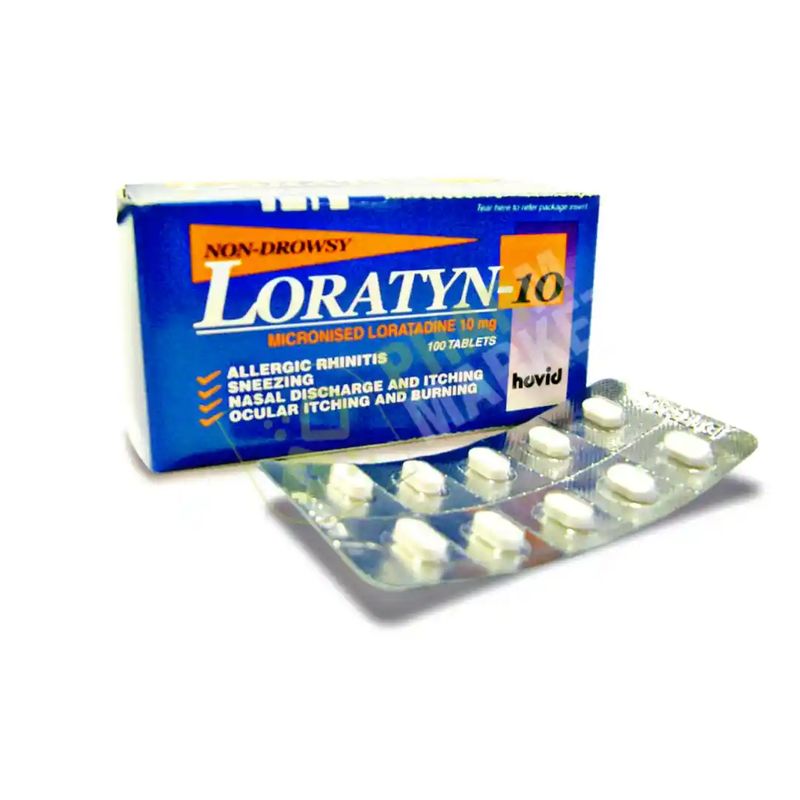 Hovid Loratyn Loratadine Tablets 10Mg, 100 Count