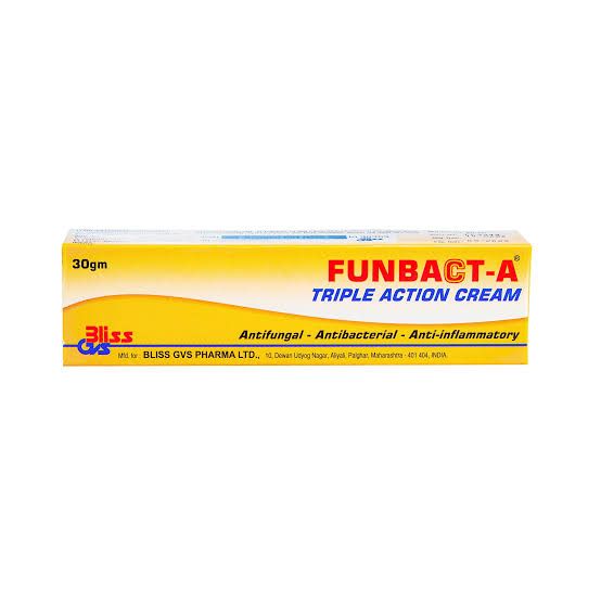 Bliss Gvs Pharma Funbact A Cream, 30G