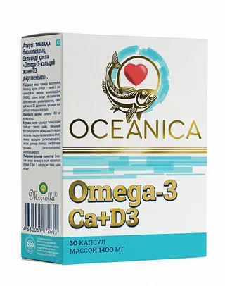 OMEGA Ca+D3 caps 1400mg 30